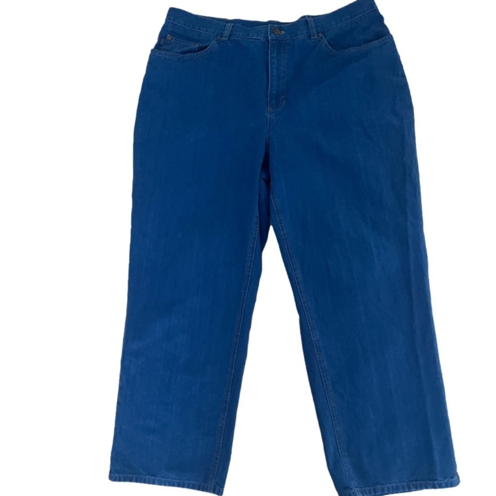 Lauren Jeans Co wide leg crop size 14 W - Picture 4 of 4